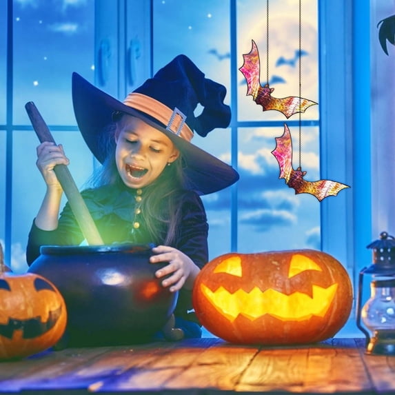 AJKSFHIU New 2024 Halloween Decorations,Halloween Hanging Decoration Indoor,Halloween Hanging Decorations For Home,Halloween Acrylic Pendant Decoration Halloween Product Pendant