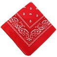 thumbnail image 1 of Chamoist Paisley Bandanas, Cowboy Bandanna Head Scarf, Bandanas Unisex Paisley Bandanas, Bandanas for Men Paisley,Multi Purpose Cowboy Head Wrap Necktie Face Cover Party Supplies, 1 of 9