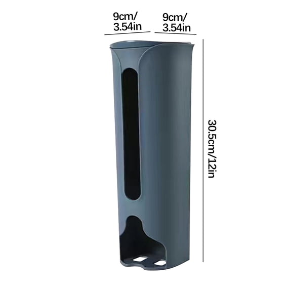 Chamoist Plastic Bag Holder for Wall,Garbage Bag Storage Box,Plastic Bag Holder and Garbage Bag Dispenser,Simple Wall Mount Plastic Bag Holder for Keep Them Handy for Reuse