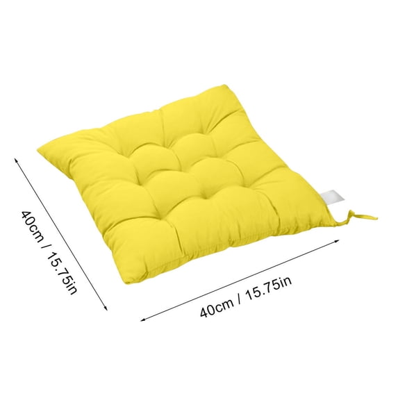 Chamoist Seat Cushion for Office Chair,Patio Chair Cushions,Soft Washable Removable Non-Slip Thickened Seat Cushion, Solid Color Brushed Chair Cushion Office Chair Pad Home Decoration