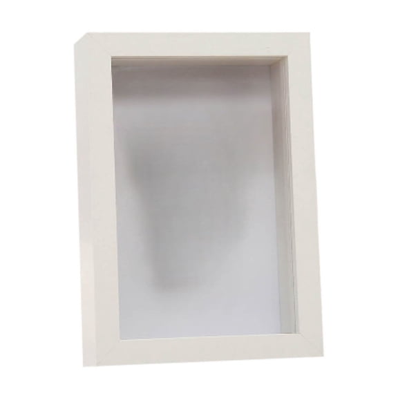 AJKSFHIU Shadow Box Picture Frame,Shadow Box Frame,HD Glass Wooden Hollow Photo Frame,Memory Box Display Case for Memorabilia Flower Awards Medals Wedding Photos and Keepsake, Pet Memorial Shadow Box