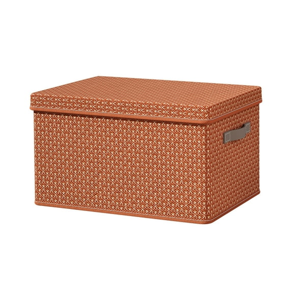 Chamoist Summer Savings!Clothes and Quilts Storage Box,Thickened Hard Board Folding with Lid Storage Box,Pants Storage,Household Dormitory Storage