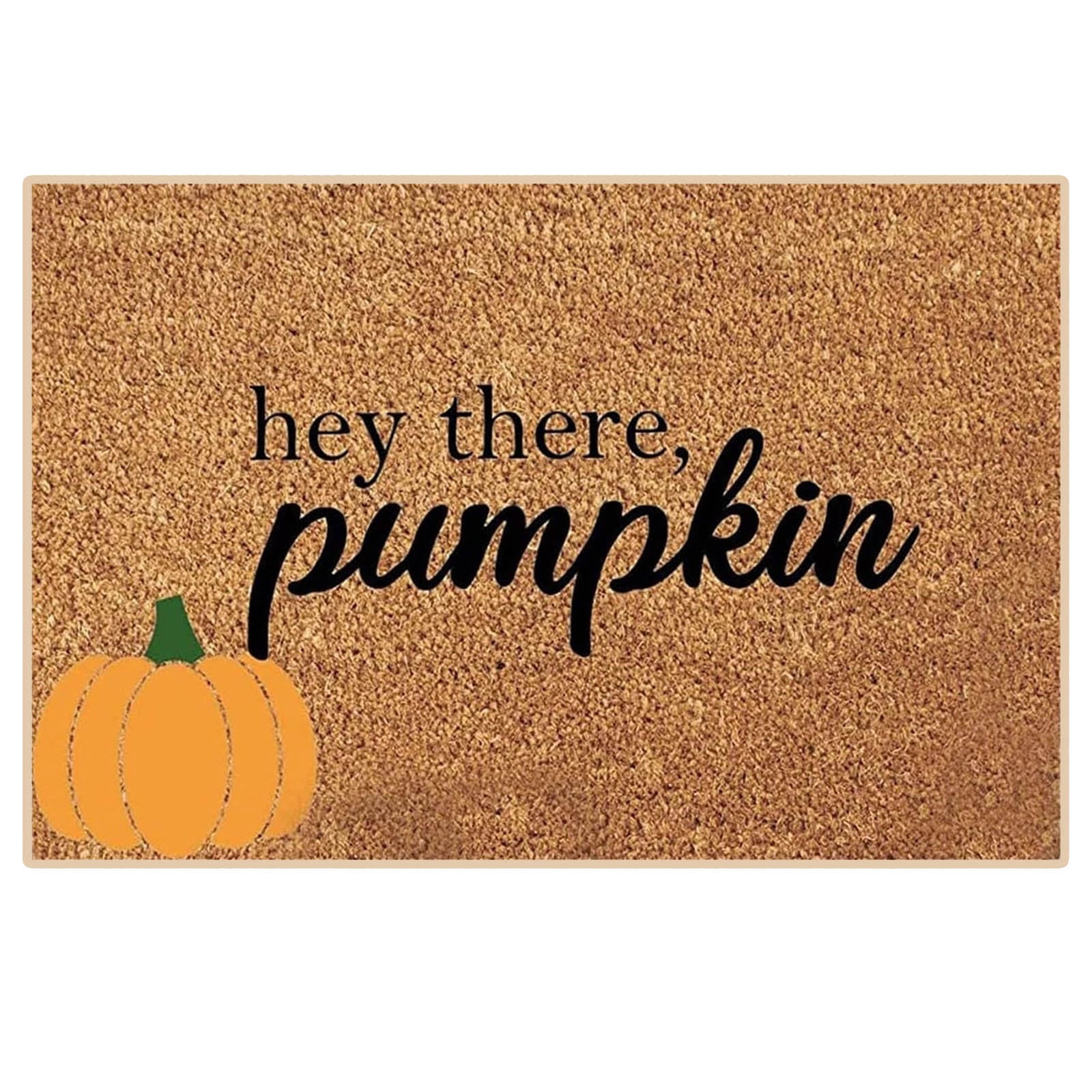 AJKSFHIU Fall Doormat,Pumpkin Front Door Mat Back to School