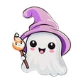 thumbnail image 1 of Chamoist White Ghost Decor,Cute Ghost Halloween Table Decor,Cute Ghost Halloween Decorations,Halloween Cute Little Ghost Tray Ornament Ghost Pumpkin Festival Decoration Desktop Ornament, 1 of 6
