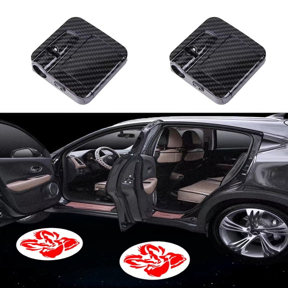 AJLOTMO Car Door Lights Logo Projector 2PCS Car Wireless Door Welcome Light,Car Door Logo Lights Step Lights Shadow Lights Compatible with car