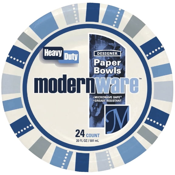 AJM Packaging AJM ModernWare Paper Bowl - Pack of 6