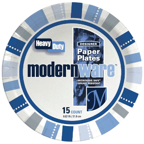 AJM Packaging AJM ModernWare Paper Plate - Pack of 2