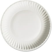 AJM Packaging Corporation White Paper Plates, 9" Diameter, 100 Count