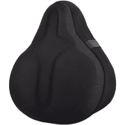 AJOHBM Comfort Wide Gel Bike Seat Cushion, 4-Layer Padded Saddle Cover for Peloton & Exercise Bikes