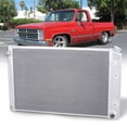 thumbnail image 1 of AJP Distributors 2-Row Dual Core Aluminum Radiator For Chevrolet GMC C/K Series C10 C20 K10 Chevy Blazer 1973 1974 1975 1976 1977 1978 1979 1980 1981 1982 1983 1984 1985 1986 1987 1988 1989 1990 1991, 1 of 7