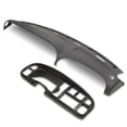 thumbnail image 1 of AJP Distributors ABS Material Front Upper Dashboard Dash Board Cover Cap Overlay + Instrument Panel Bezel Black Compatible/Replacement For Ram 1500 2500 3500 1998 1999 2000 2001 2002 98 99 00 01 02, 1 of 5