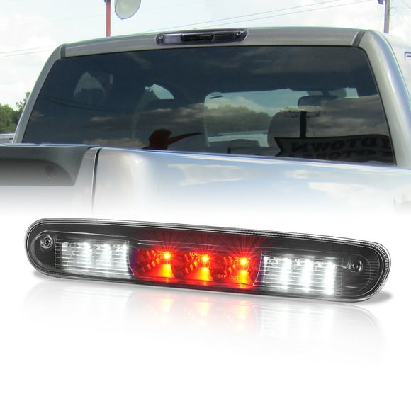 AJP Distributors Black Rear Roof LED 3RD Brake Light Cargo Tail Lamp Compatible/Replacement For Chevrolet Chevy Silverado GMC Sierra 1500 2500 3500 Hummer H3T 2007 2008 2009 2010 2011 2012 2013 2014