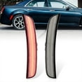 thumbnail image 1 of AJP Distributors Clear Lens Rear Bumper Fender Red LED Side Marker Lights Signal Lamps Compatible/Replacement For Chrysler 300 2015 2016 2017 2018 2019 2020 2021 2022 2023 15 16 17 18 19 20 21 22 23, 1 of 8