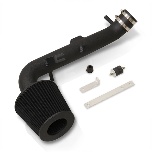 AJP Distributors Cold Air Short Ram Intake CAI SRI Induction System Black Aluminum Piping + Filter Compatible/Replacement For Toyota Yaris 1.5L Engine 2006 2007 2008 2009 2010 2011 06 07 08 09 10 11