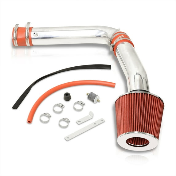 AJP Distributors Cold Air Short Ram Intake CAI SRI Induction System Polish Aluminum Piping + Filter Compatible/Replacement For Honda Accord V6 Acura CL TL 1995 1996 1997 1998 1999 2000 2001 2002 2003
