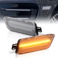 thumbnail image 1 of AJP Distributors Front Bumper Amber LED Clear Lens Driving Signal Parking Side Markers Lights Assembly Lamps LH+RH Pair Compatible/Replacement For Porsche Macan 2015 2016 2017 2018 2019 2020 2021 2022, 1 of 8