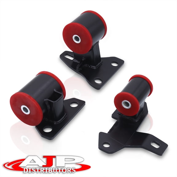 AJP Distributors H-Series H22 H23 F22 Engine Swap Conversion Steel Motor Mounts Compatible/Replacement For Acura Integra DC2 Honda Civic Del Sol EG2 1992 1993 1994 1995 1996 1997 1998 1999 2000 2001