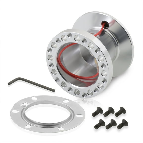 AJP Distributors JDM Aluminum Steering Wheel Adapter Hub Compatible/Replacement For Acura Integra / Honda Civic Del Sol 1992 1993 1994 1995 1996 1997 1998 1999 2000 2001 92 93 94 95 96 97 98 99 00 01