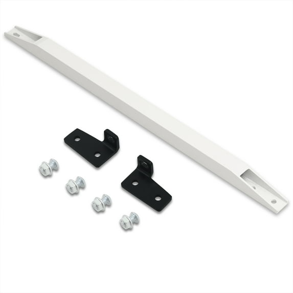 AJP Distributors JDM Rear Lower Suspension Aluminum Subframe Tie Bar Strut Brace White Compatible/Replacement For Acura Integra / Honda Civic Del Sol 1992 1993 1994 1995 1996 1997 1998 1999 2000 2001