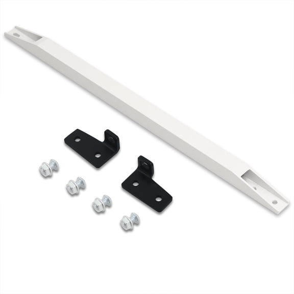 AJP Distributors JDM Rear Lower Suspension Aluminum Subframe Tie Bar Strut Brace White Compatible/Replacement For Acura Integra / Honda Civic Del Sol 1992 1993 1994 1995 1996 1997 1998 1999 2000 2001
