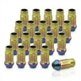 thumbnail image 1 of AJP Distributors JDM Sport 20PCS Open Ended Extended Long Heavy Duty Steel Neochrome Lug Nuts Set M12x1.5 12mmX1.5 Thread Pitch VIP Track Drifting Wheel Rims Multicolored Universal Performance Upgrade, 1 of 4