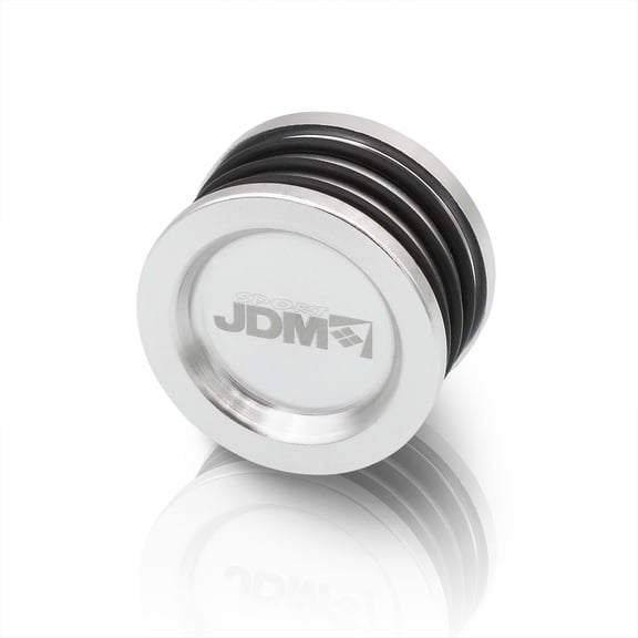 AJP Distributors JDM Sport Anodized Silver Cam Shaft Seal Cover Cap Plug O-Ring Compatible/Replacement For Honda/Acura B D H F-Series DOHC VTEC Engine Motor D15 D16 D17 B16 B17 B18 B20 H22 H23 F20 F22