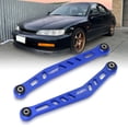 thumbnail image 1 of AJP Distributors JDM Sport Cross Design Blue Aluminum Rear Lower Suspension LCA Control Arms Kit + Polyurethane Bushings Compatible/Replacement For Honda Accord CD6 CD5 1994 1995 1996 1997 94 95 96 97, 1 of 5