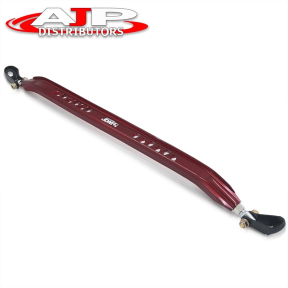 AJP Distributors JDM Sport Front Lower Red Aluminum Strut Tower Brace Stabilizer Bar Suspension Handling Compatible/Replacement For Ford Probe Mazda MX6 l4 1993 1994 1995 1996 1997