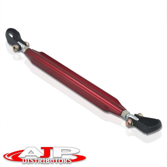 AJP Distributors JDM Sport Rear Lower Suspension Red Billet Aluminum Strut Tower Bar Tie Brace Rod Stabilizer Arm Compatible/Replacement For Honda Accord CD CD6 1994 1995 1996 1997