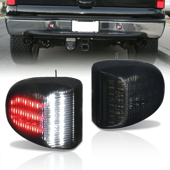 AJP Distributors LED License Plate Light Tag Lamps Compatible/Replacement For Chevy Silverado Tahoe Suburban GMC Sierra Yukon 1999 2000 2001 2002 2003 2004 2005 2006 2007 2008 2009 2010 2011 2012 2013