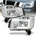 thumbnail image 1 of AJP Distributors Pair LED DRL Tube Bar Driving Head Lights Lamps Assembly Left+Right Chrome Compatible/Replacement For Nissan Armada Titan 2004 2005 2006 2007 2008 2009 2010 2011 2012 2013 2014 2015, 1 of 10