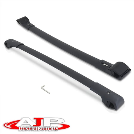 AJP Distributors Roof Rack Rail Cross Bars for 2014-2018 Subaru Forester SJ, Black, 2-Piece