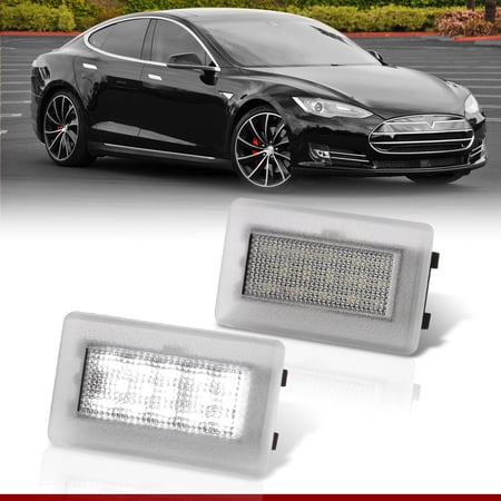 AJP Distributors SMD LED Interior Trunk Storage Luggage Cargo Light Door Courtesy Lamp Pair Compatible/Replacement For Tesla Model S 3 X Y 2012 2013 2014 2015 2016 2017 2018 2019 2020 2021 2022 2023