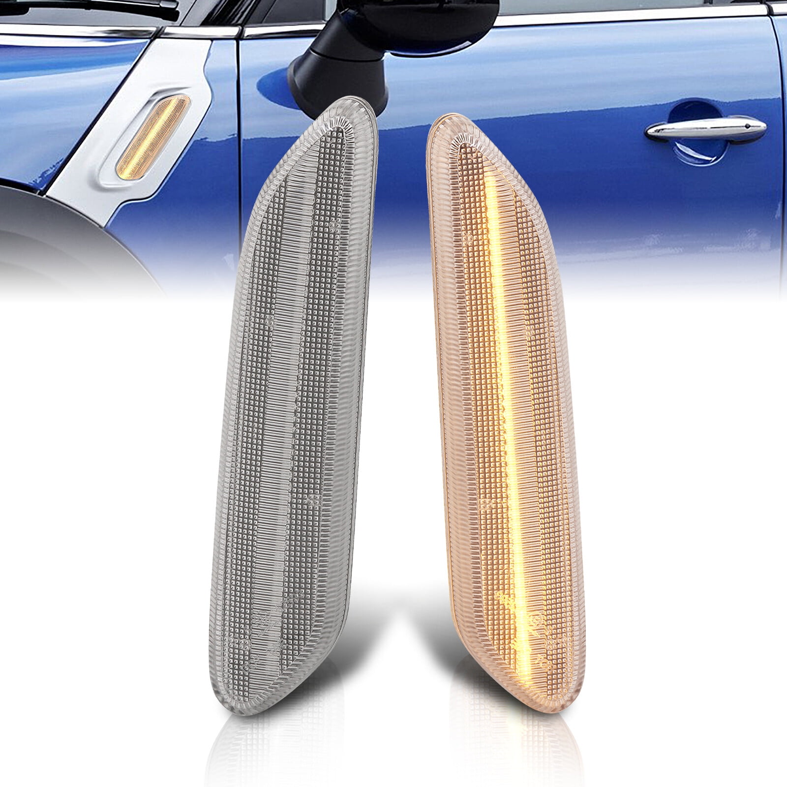 AJP Distributors Sequential LED Signal Fender Side Markers Lights Lamps
