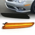 thumbnail image 1 of AJP Distributors Smoke Lens Amber LED Front Bumper Side Marker Lights Lamps Pair Signal Reflectors Compatible/Replacement For Mercedes-Benz E320 E350 E550 E63 AMG W211 E-Class 2007 2008 2009 07 08 09, 1 of 8