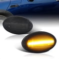 thumbnail image 1 of AJP Distributors Smoked LED Fender Side Markers Lights Signal Lamps Set Compatible/Replacement For Mini Cooper R50 R52 R53 Hatchback Convertible 2002 2003 2004 2005 2006 2007 2008 02 03 04 05 06 07 08, 1 of 8