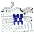 thumbnail image 1 of AJP Distributors Turbo Charger Intercooler Piping Pipe Kit Clamps Aluminum Hoses w/ Blue Silicone Couplers Compatible/Replacement For Mazda RX-7 RX7 FD FD3S 13B 1993 1994 1995 1996 1997 93 94 95 96 97, 1 of 7