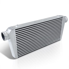 AJP Distributors Universal FMIC Front Mount Aluminum Intercooler 31.0" X 11.75" X 3.0" Bar & Plate 3.15" Inlet/Outlet High Flow Light Weight Turbo Super Charger Boost Cooling System