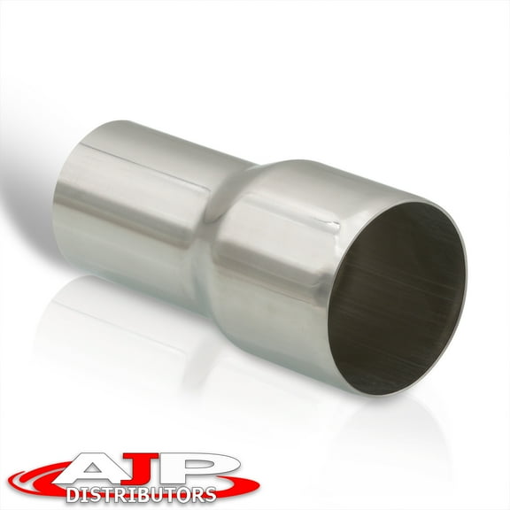 AJP Distributors Universal T-304 Stainless Steel 2" To 2.5" Reducer Connector Adapter Exhaust Pipe Tube Weldable Piping Tubing Component Custom Catback Muffler Header Manifold Intercooler Air Intake