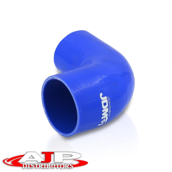 AJP Distributors Upgrade JDM Sport Universal Replacement 2" - 2.5" ID 90 Degree Elbow Angle Bend High Temperature 3Ply Silicone Coupler Hose Pipe Tube Turbo Intercooler Intake Piping Blue