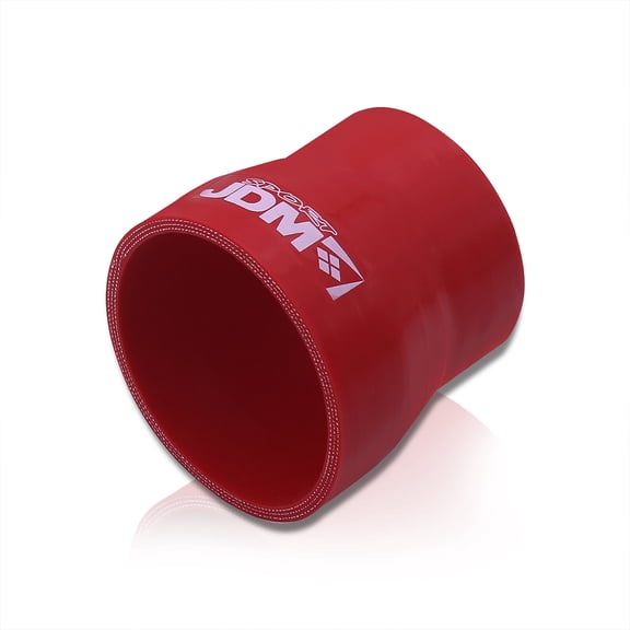 AJP Distributors Upgrade JDM Sport Universal Straight 2.5" To 3" Red Silicone Reducer Coupler Hose Tube Pipe Piping Flexible Intercooler Intake Forced Induction Turbo