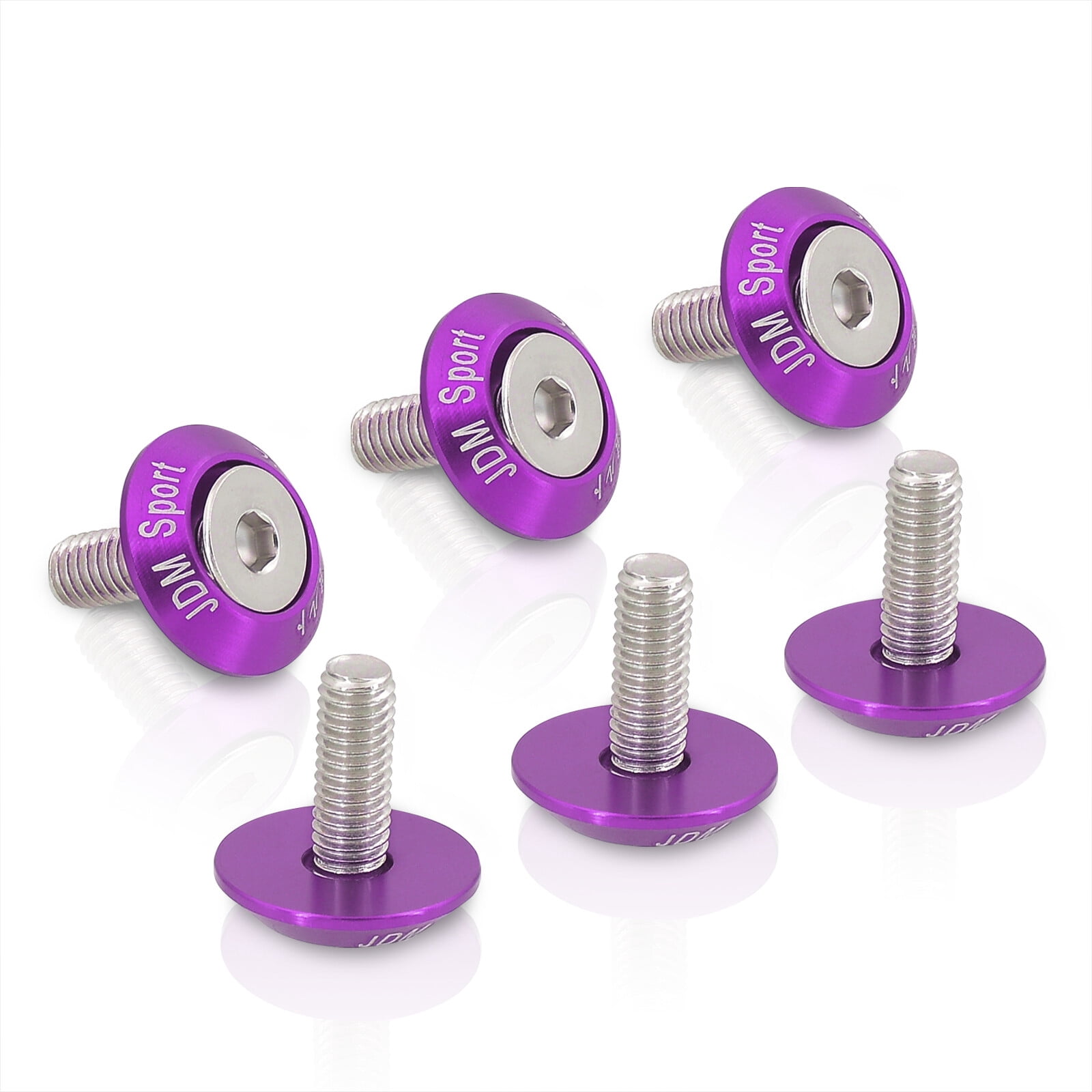 AJP Distributors Upgrade Universal JDM Sport 6-Piece M6 X 20MM T6061 ...