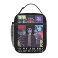thumbnail image 1 of AJR Click Art Portable Lunch Bags Tote Shoulder Bag Insulated Lunch Boxes Picnic Beach Work, 1 of 9