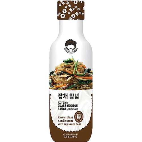 AJR Japchae Korean Soy Stir Fry Sauce 300g, British Import (Pack of 2)