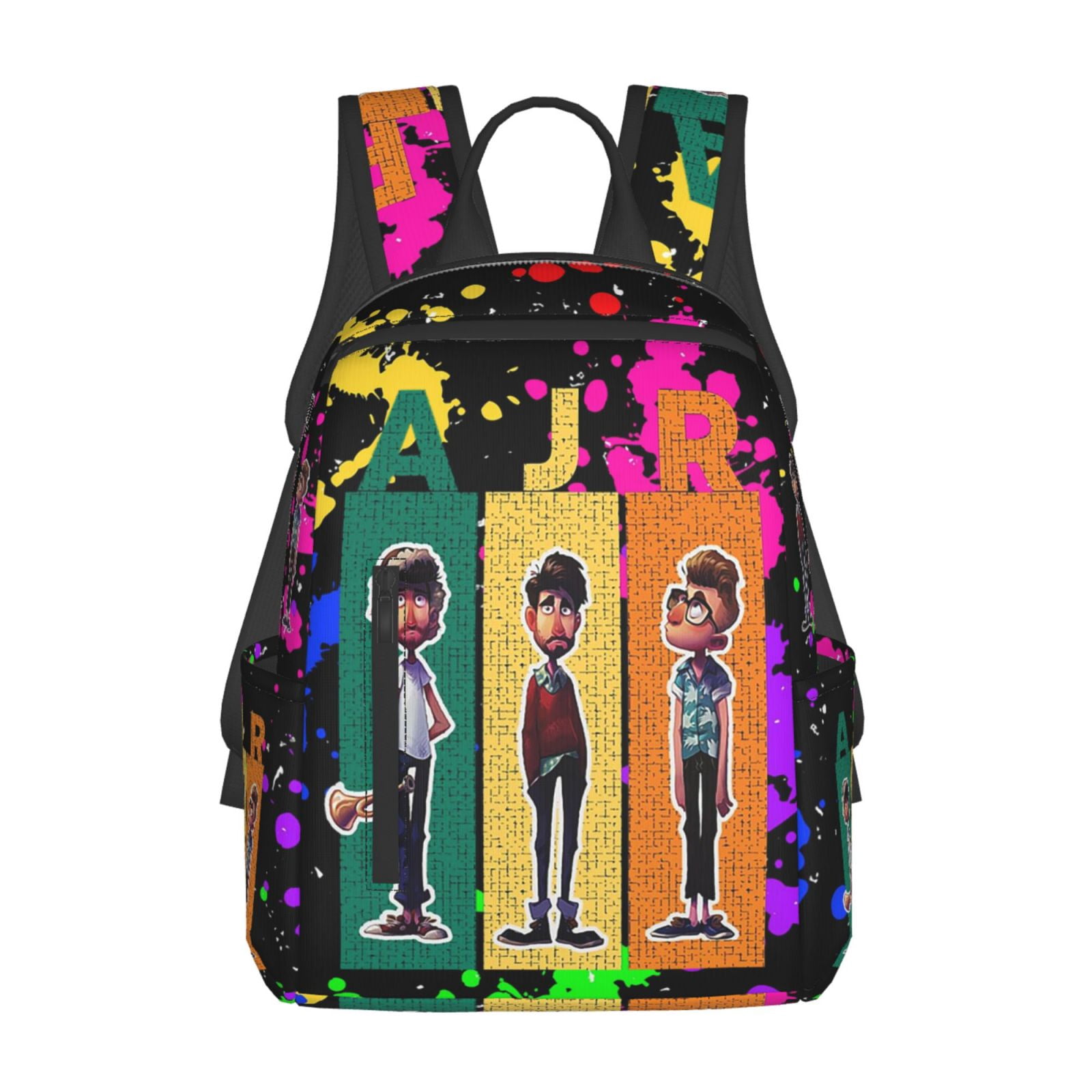 AJR Music Band Casual Backpack Laptop Shoulders Bag Daypack Bookbag ...