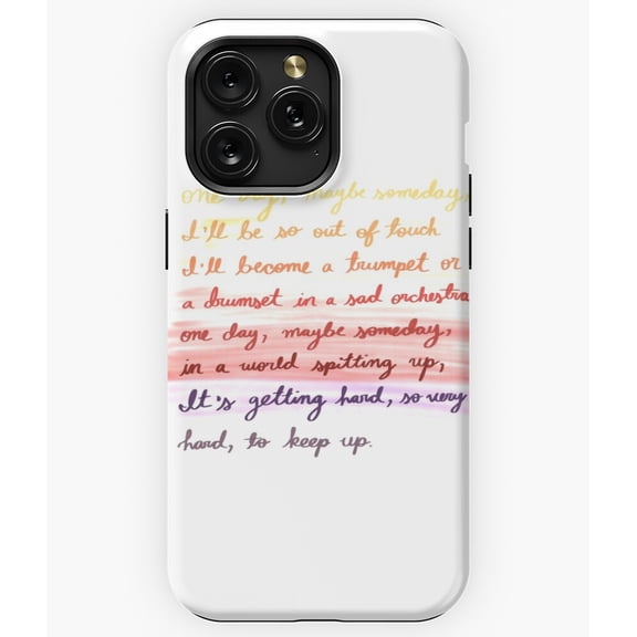 AJR OK Overture Lyrics Design M2076 Phone Case for iPhone 17 16 15 14 13 12 11 Pro Max