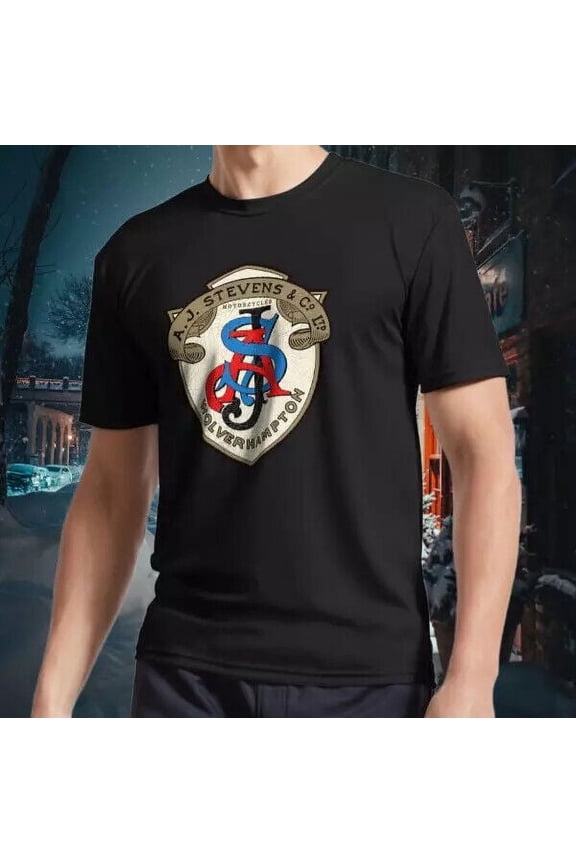 AJS Motorcycles Logo Unisex T-Shirt Funny Size S to 5XL