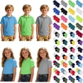 thumbnail image 1 of AJTQTH 3-Pack Polo Shirts for Boys Tagless School Uniform Collared T-Shirts for Kids Boys – Casual Athletic Tees Shirt Tops Soft Comfortable Everyday Wear Green 4-5 Years, 1 of 10