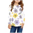 thumbnail image 1 of AJTQTH Cute Floral Pattern Print Shirts for Kids Boys Girls Long Sleeve Casual Graphic Round Neck Pullover Sweatshirts Loose Fit Cotton T-Shirts Tops Mulitcolor#13 4-5 Years, 1 of 6