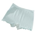 thumbnail image 1 of AJTQTH Girls Shorts Elastic-Waisted Solid Rib Knit Sleep Shorts Straight-Leg Modal Soft Short Pants Breathable Thin Casual Shorts Light Blue 120, 1 of 4
